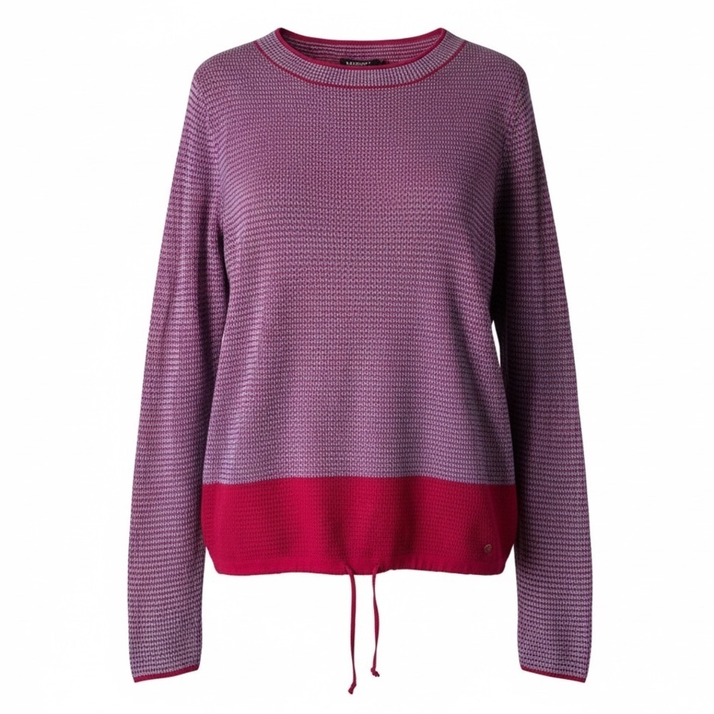 Olsen Europe Colorblock Knit Sweater